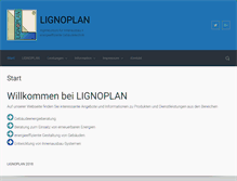 Tablet Screenshot of lignoplan.com